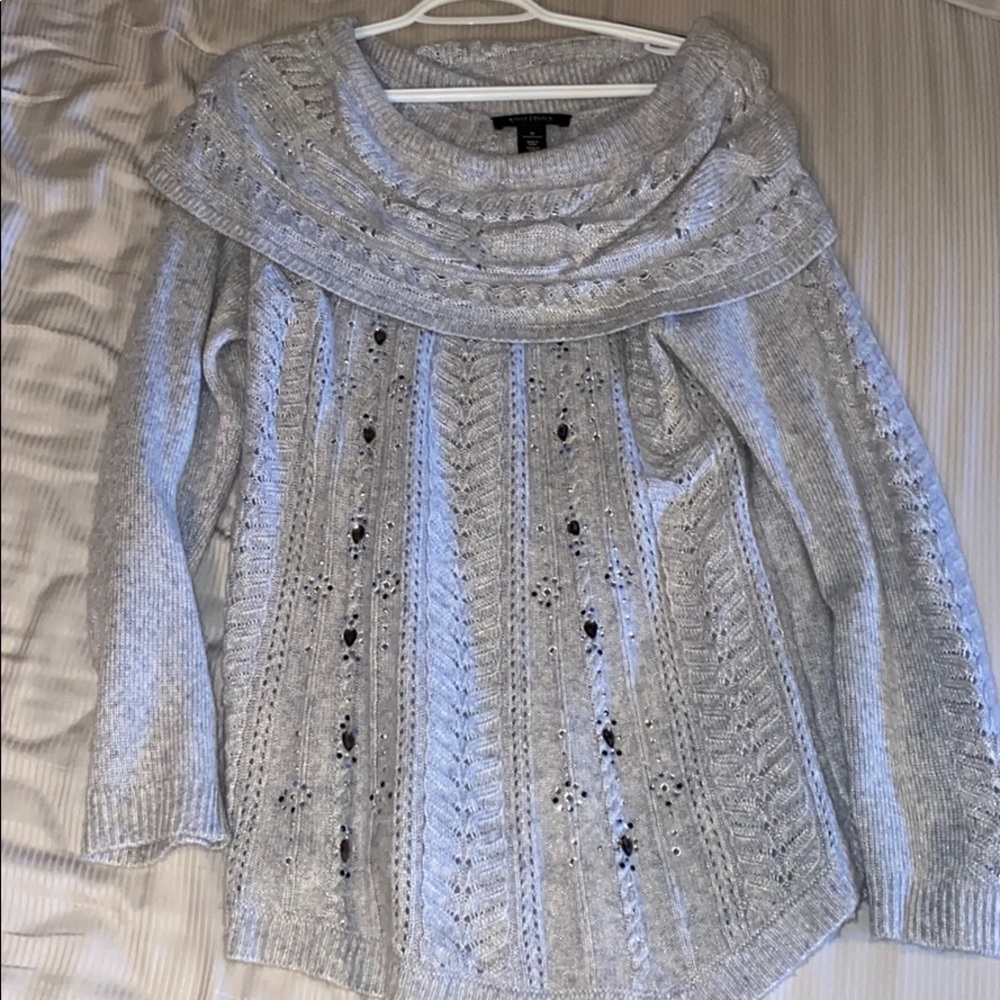 White House Back Market Tunic Sweater